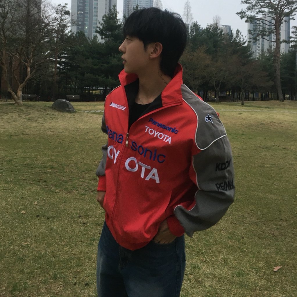 도요타 자수 레이싱 트랙 자켓 바람막이 - 상품 이미지