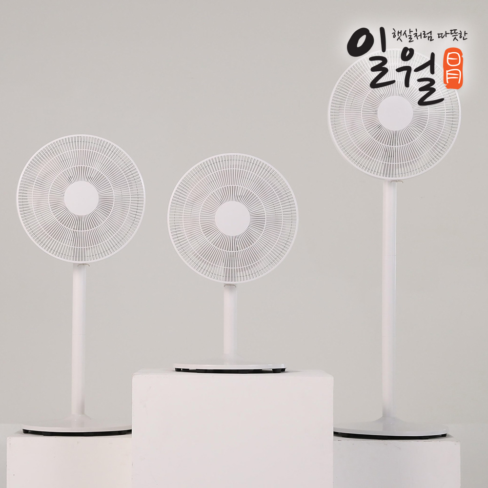 일월 선풍기 1+1 팬큘레이터형 타이머 7엽 16인치 Q804T 스탠드형 높이조절 사무실 이미지 7