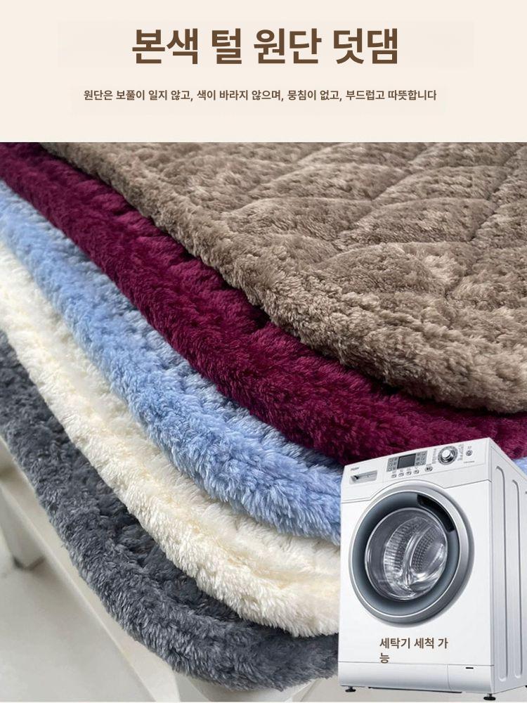 장의자 방석 40x120 다이닝 벤치 쿠션 스툴 식탁 깔개 누빔 시트 패드 - 상세 이미지 3