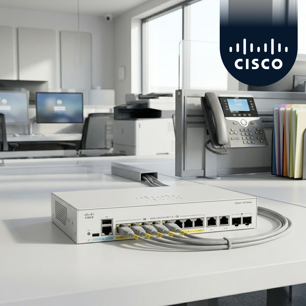 시스코 C1300-24FP-4G 24포트 Full PoE+ 기가비트 스위치 4SFP - 상품 이미지