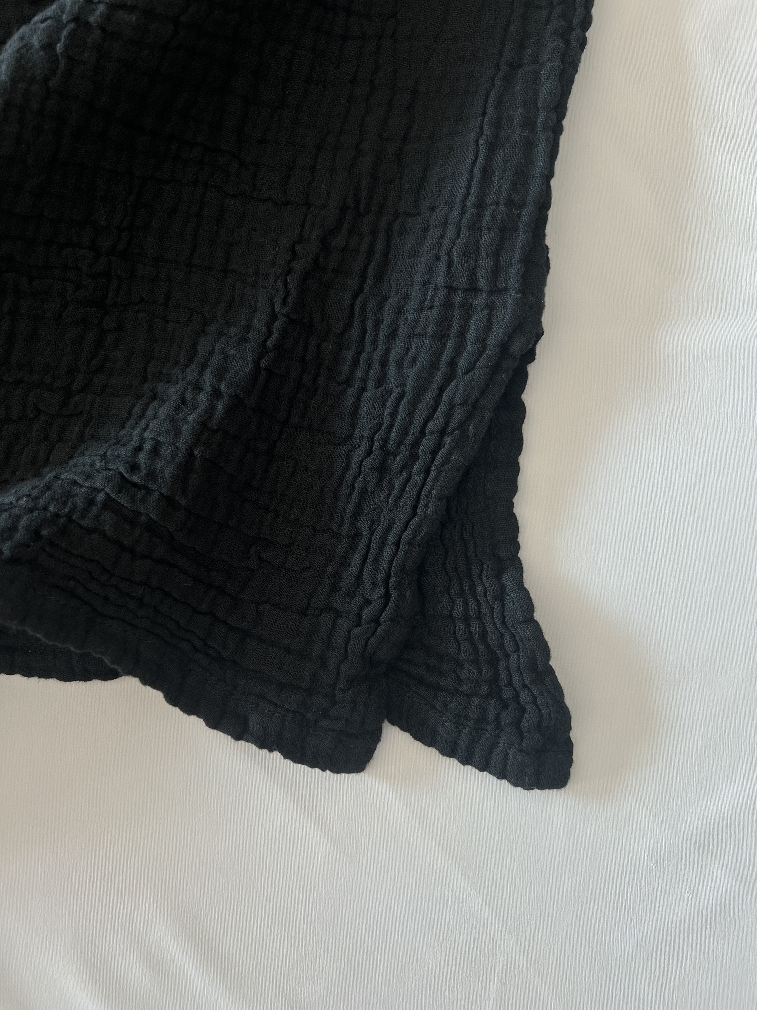 THODAO Airy 코튼 루즈핏 여성 탑 블라우스 Black, FREE(One size) 이미지 7