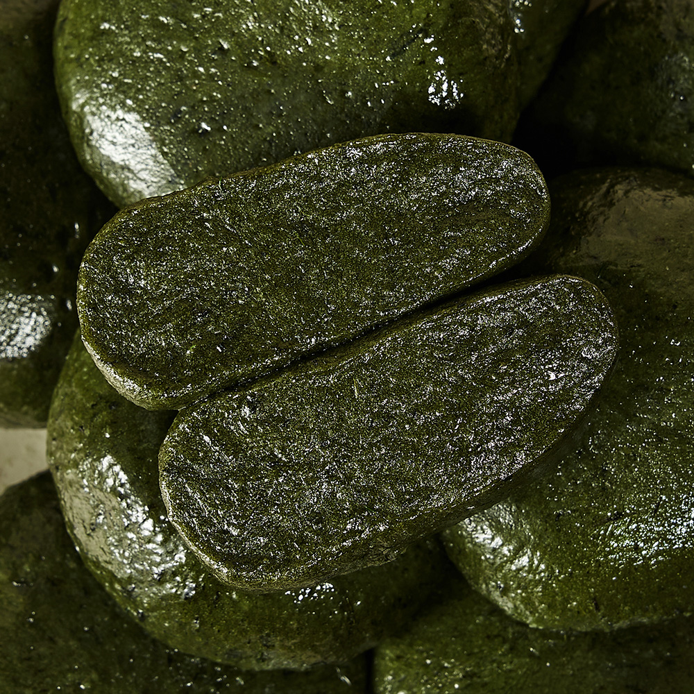 30년 전통 쑥인절미 해풍쑥떡 쑥떡 영양떡 1kg + 콩고물 150g 개별포장 식사대용 상품 이미지