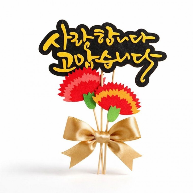 토퍼 케익 스승의날 어버이날 - 상품 이미지