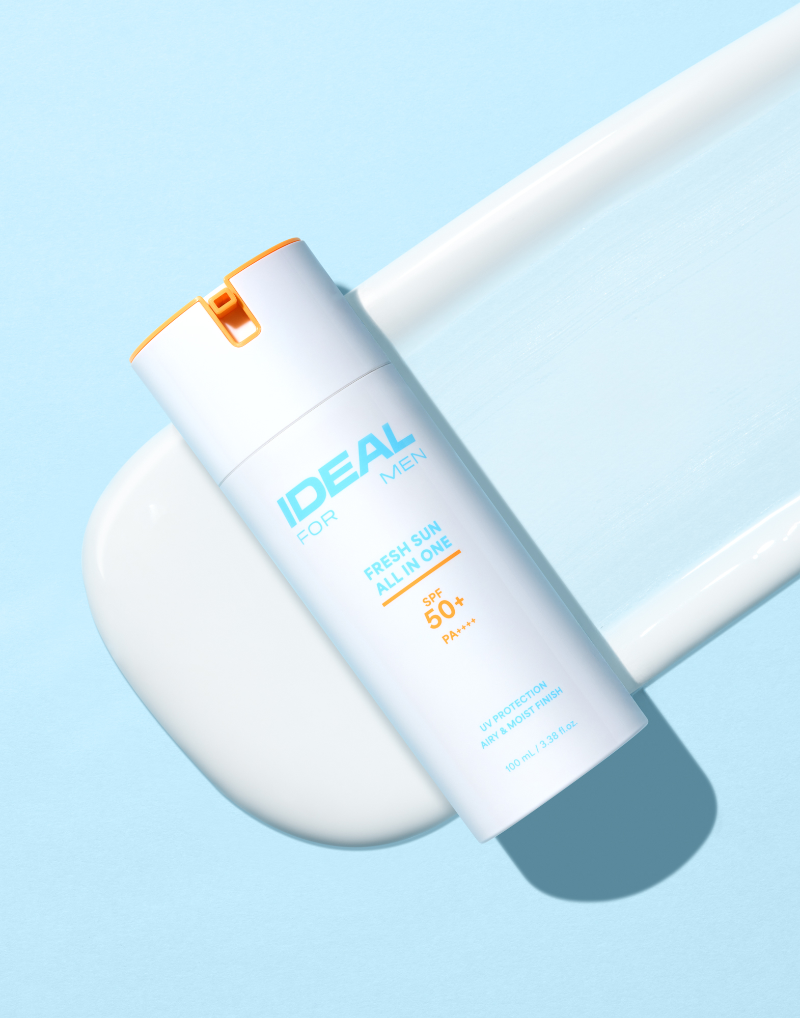 아이디얼포맨 프레시 선 올인원 100ml, SPF50+ PA++++ 이미지 2