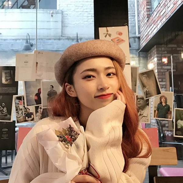 클래식 여성 베레모 데일리 베레모 따뜻한 겨울 패션 모자 - 상품 이미지