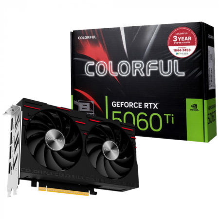 COLORFUL 지포스 RTX 5060 Ti GAMING DUO D7 8GB 도우정보 / M