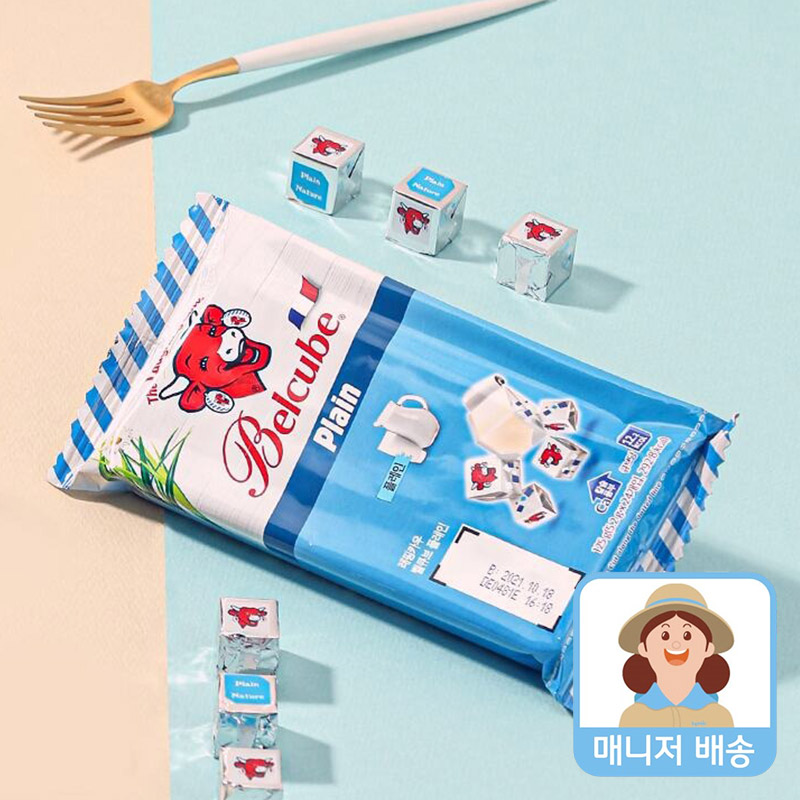 래핑카우 벨큐브 플레인 24큐브(125g) - 상품 이미지