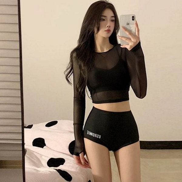 수영복 여성 비키니 커버 비키니 상의 하의 - 상품 이미지