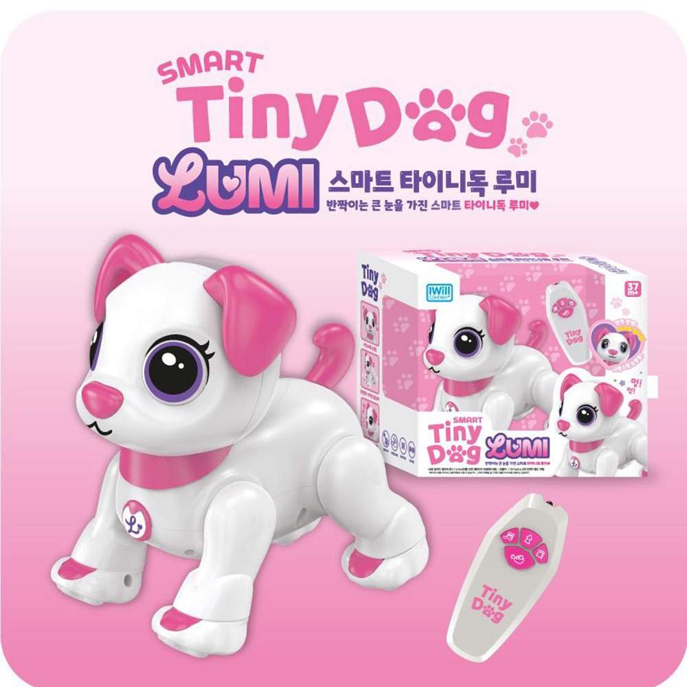 스마트 타이니 도그 루미 스티커 세트 무선 조종 로봇 장난감 강아지 유아 조카 선물 - 상세 이미지 3