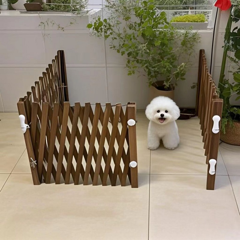 접이식 방부목 울타리 화단 파티션 휀스 가림막 평지 - 상세 이미지 2