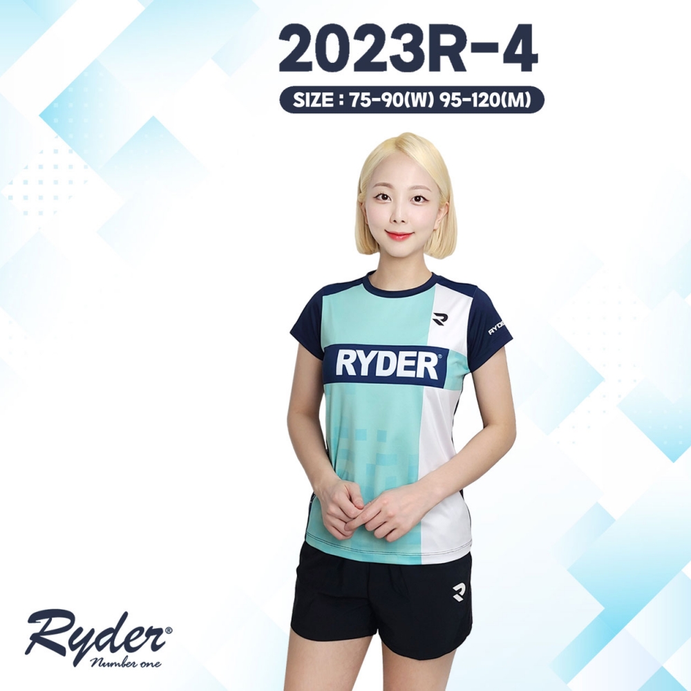 라이더 아울렛 2023R-4 경기복 반팔티셔츠 배드민턴 탁구 피클볼 스포츠의류 - 상세 이미지 3