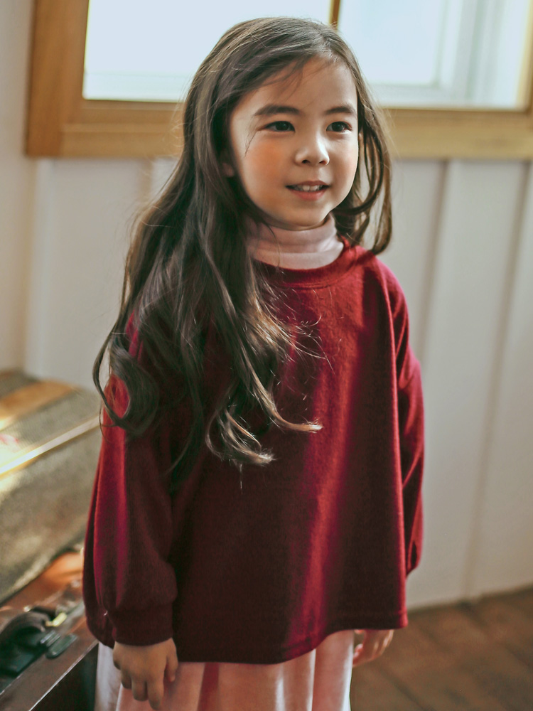 망고기모티셔츠 여아 아동 자매룩 기본 데일리룩 티 (5 color) 상품 이미지