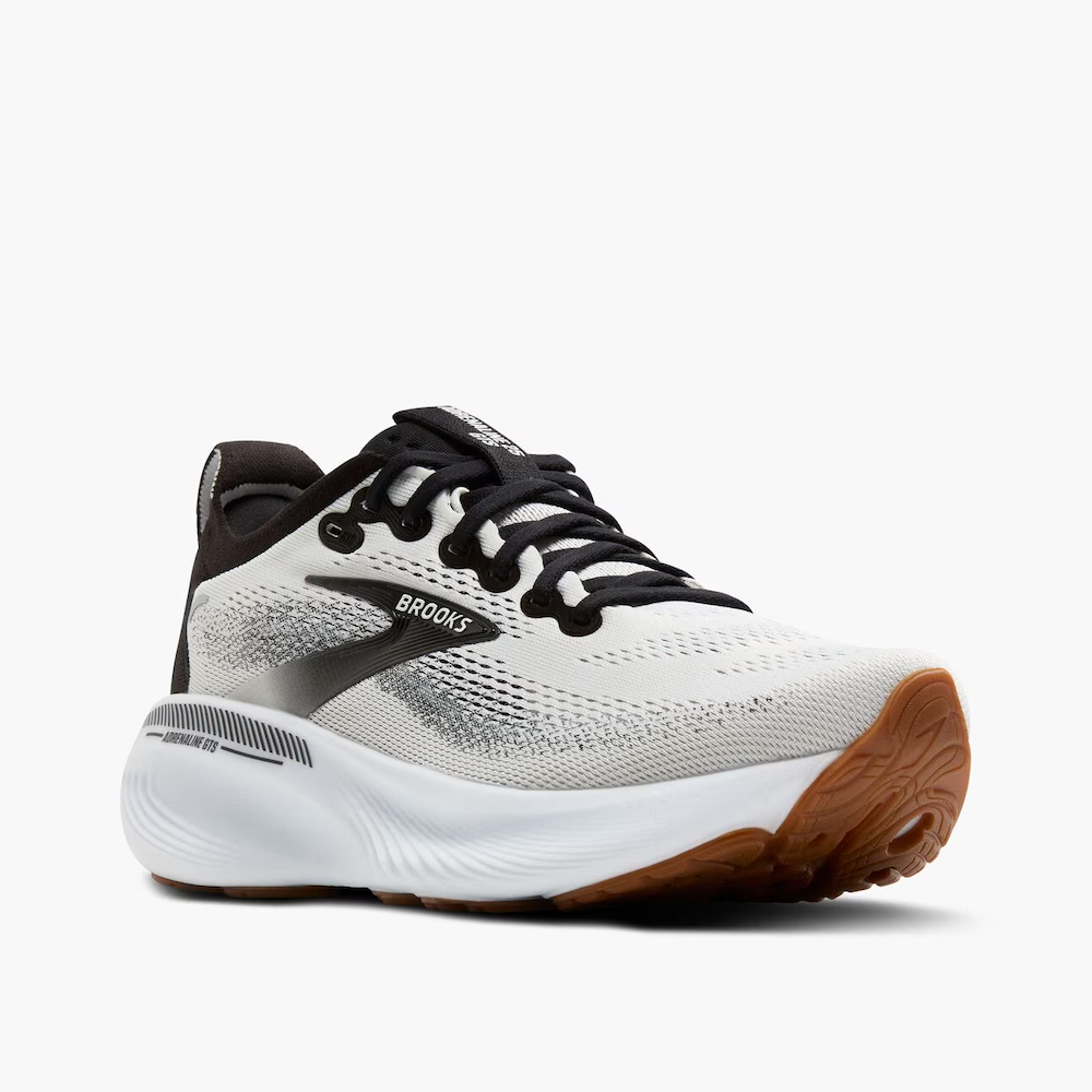 브룩스 Adrenaline GTS 25 남성 런닝화 운동화 White/Black/White - 상세 이미지 2