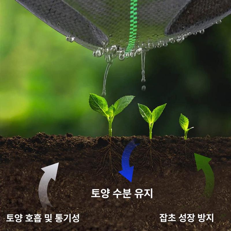 방초용 농업용 블랙 잔디 덮개 대형 보호 천 0.6x200m - 상세 이미지 2