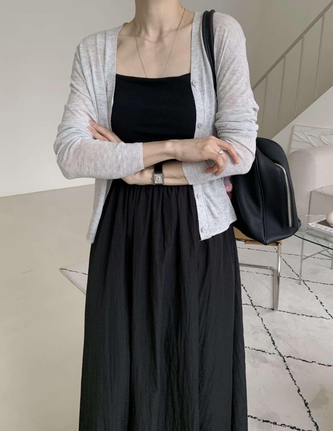 케론 나시원피스 롱 뷔스티에 레이어드 하객룩 여름 휴양지 원피스 이미지 6
