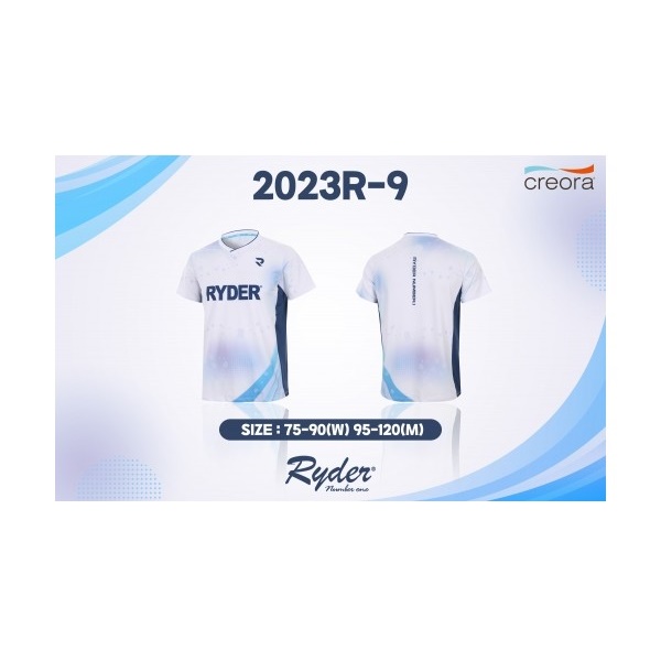라이더 아울렛 2023R-9 공용 반팔티셔츠 배드민턴 탁구 피클볼 스포츠의류 - 상품 이미지