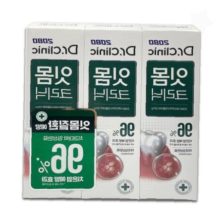 dinosanghoe 잇몸 집중 케어 구강 치약 120g 3p 출혈 예방 염증 완화 가정용 오랄케어