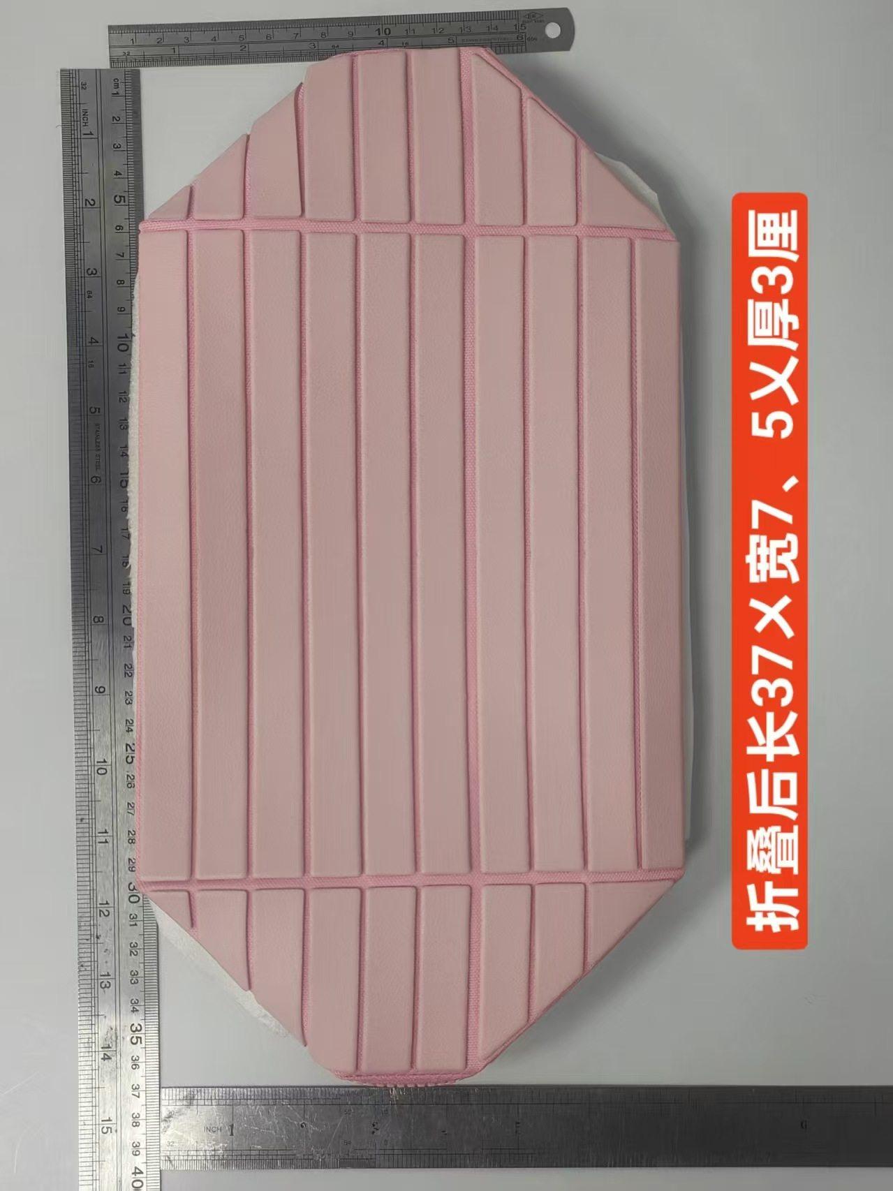 대용량 방수 파우치 좋은 여행용 수납력 메이크업 접이식 핑크 22x19x15 - 상세 이미지 3
