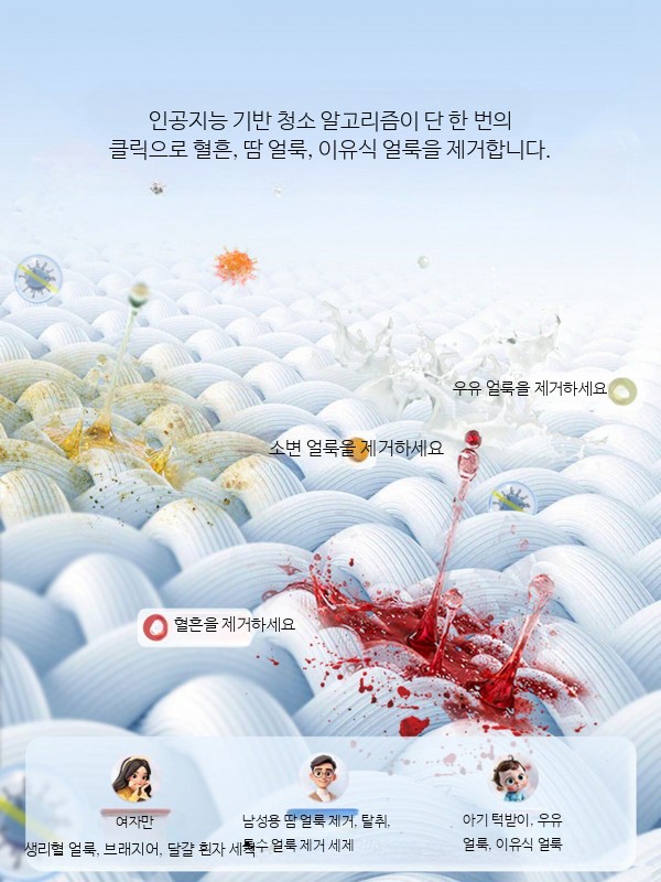 미니세탁기 소형 속옷 양말 전용 휴대용 초소형 캠핑용 3kg 간편한 세탁기 가정용 여행용 - 상세 이미지 2