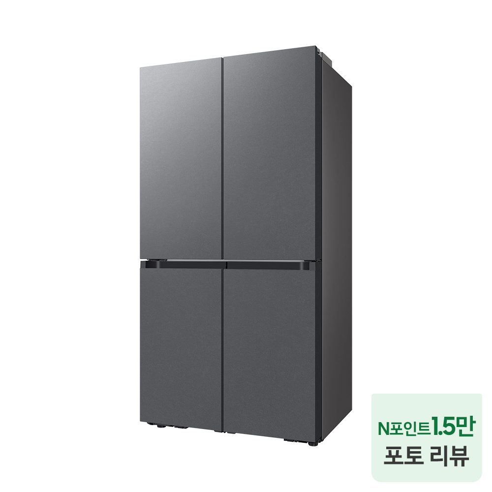 삼성 비스포크 AI 냉장고 4도어 905L 에센셜다크메탈(RM70F90R2DD) 상품 이미지