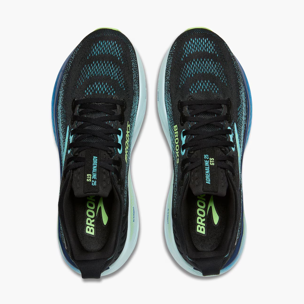 브룩스 Adrenaline GTS 25 남성 런닝화 운동화 Black/Ipanema/Mint - 상세 이미지 3