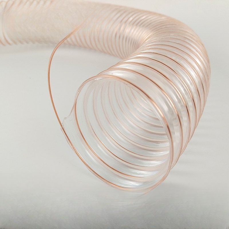 pvc 덕트 호스 투명 주름관 산업용 배기 집진 다용도 공업용 고강도 유연 환기 에어 - 상세 이미지 4