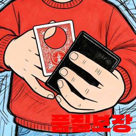 [해외]양자 구멍 마술 소품 이동하는 클로즈업 게임 바 트릭 포커 카드