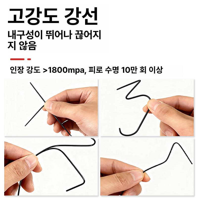 PVC 코팅와이어 ta1 ta4 철사 온실 ta2 1.6mm 1kg 약 60m - 상세 이미지 4