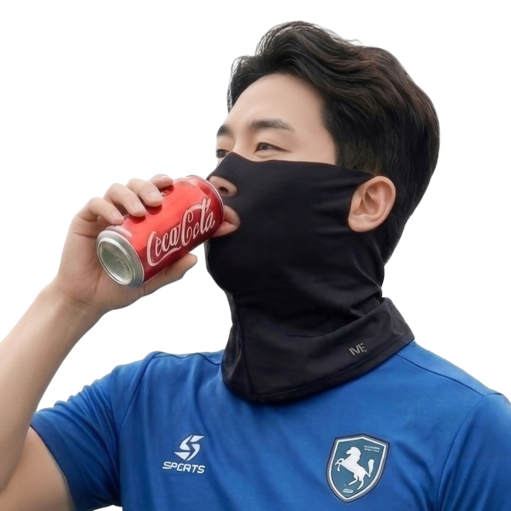아이브풀커버 UV자외선차단마스크 넥타입 얼굴햇빛가리개 골프등산러닝자전거낚시 상품 이미지