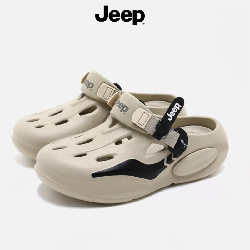 JEEP 남자 클로그 슬리퍼 남성 여름 샌들 키높이 신발 - 상세 이미지 4