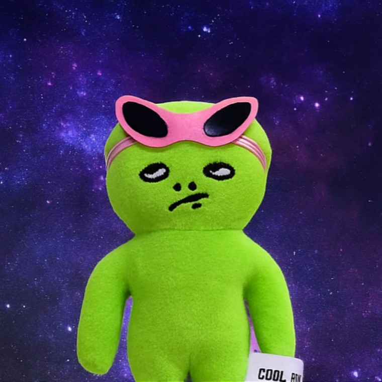 외계인 키링 웃긴 선물 키체인 키홀더 친구 연인 여자 남자 생일 쓸모없는 특이한 엉뚱한 장식 개그 미니 - 상품 이미지