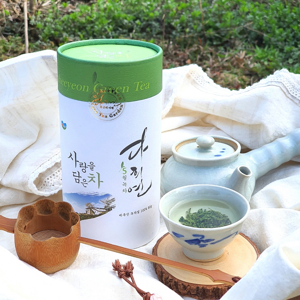 청정제주다원 다희연 5월 가루 녹차 어린잎으로 말린 녹차잎차 40g 50g 100g - 상세 이미지 4