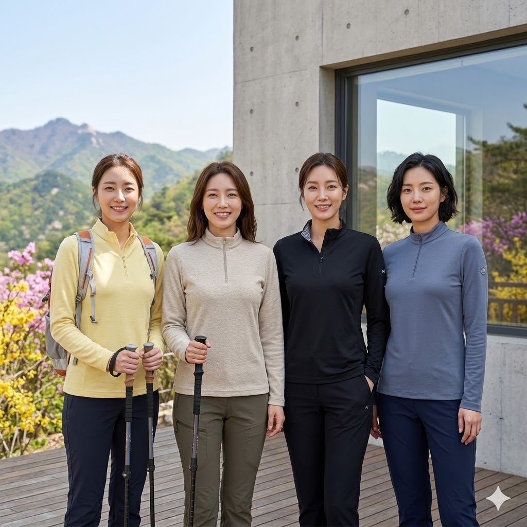 MILLET 밀레 여자 봄 아웃도어 스포티 스판 등산 긴팔티셔츠 - 상세 이미지 2