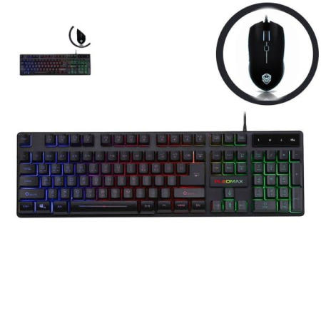 멤브레인 무소음 게이밍 키보드 마우스 롤 배그 옵치 발로란트