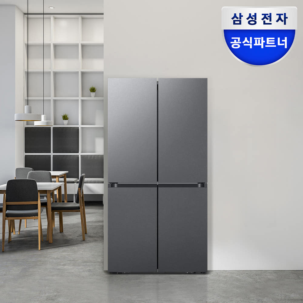 삼성 비스포크 AI 냉장고 4도어 905L 에센셜다크메탈 RM70F90R2DD 가격 비교 삼성공식파트너 문성전자 삼성 비스포크 AI 냉장고 4도어 905L 에센셜다크메탈 RM70F90R2DD