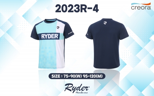 라이더 아울렛 2023R-4 경기복 반팔티셔츠 배드민턴 탁구 피클볼 스포츠의류 - 상세 이미지 4