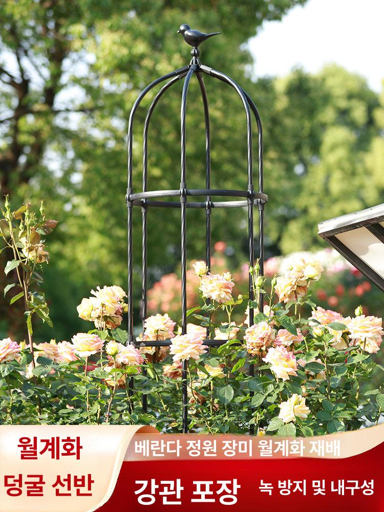 장미오벨리스크 신형 철제 넝쿨지지대 울타리 포도 덩굴 넝쿨 테라스 펜스 아치 지주대 - 상세 이미지 2