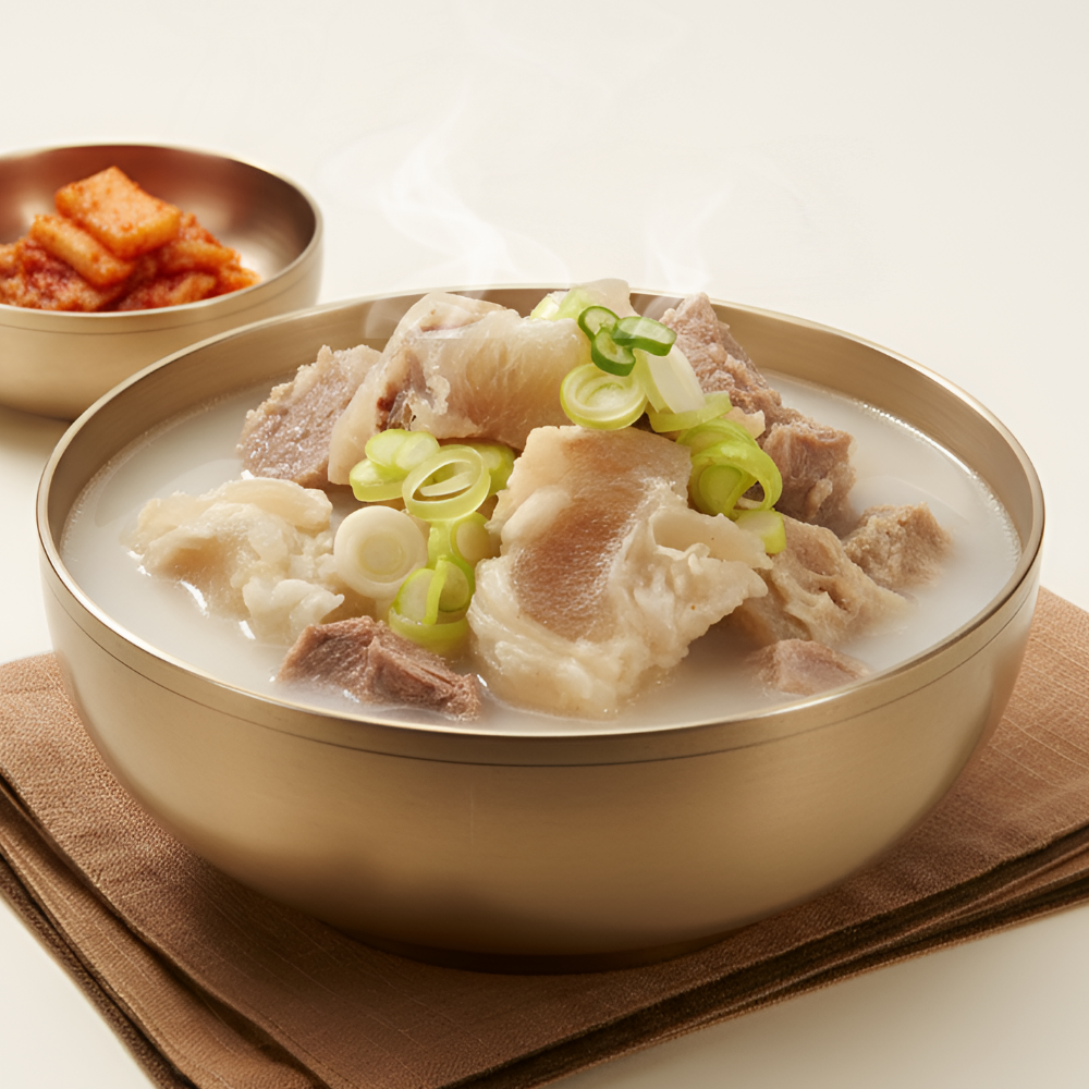 유비푸드 진한 사골 보양식 도가니탕 1인분 스지 곰탕 - 상품 이미지
