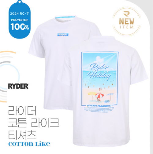 라이더 아울렛 2024RC-7 공용 반팔티셔츠 배드민턴 탁구 피클볼 스포츠의류 - 상품 이미지