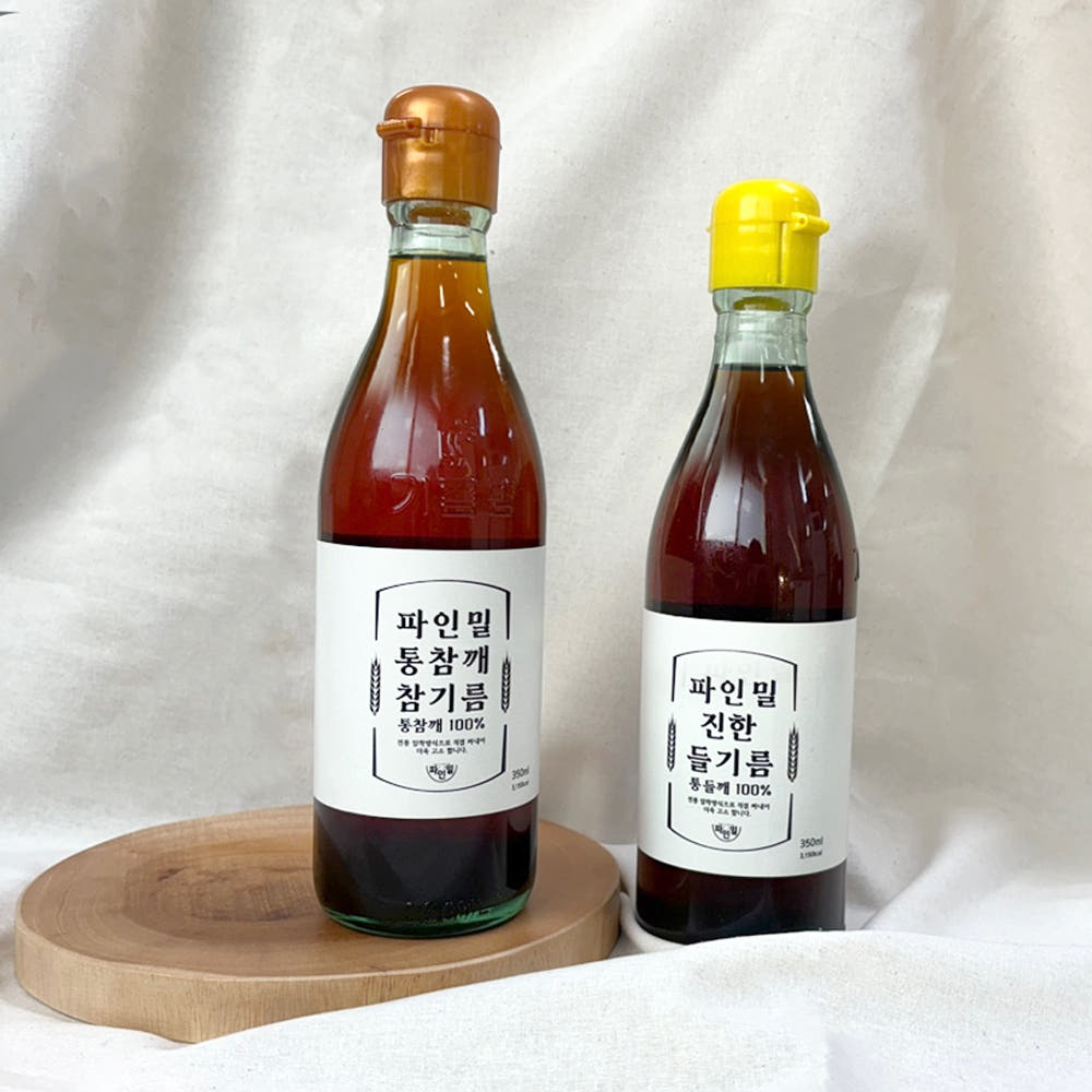 파인밀 저온압착 100% 통깨 참기름 들기름 350ml 선물세트 가격 비교 파인밀 파인밀 저온압착 100% 통깨 참기름 들기름 350ml 선물세트