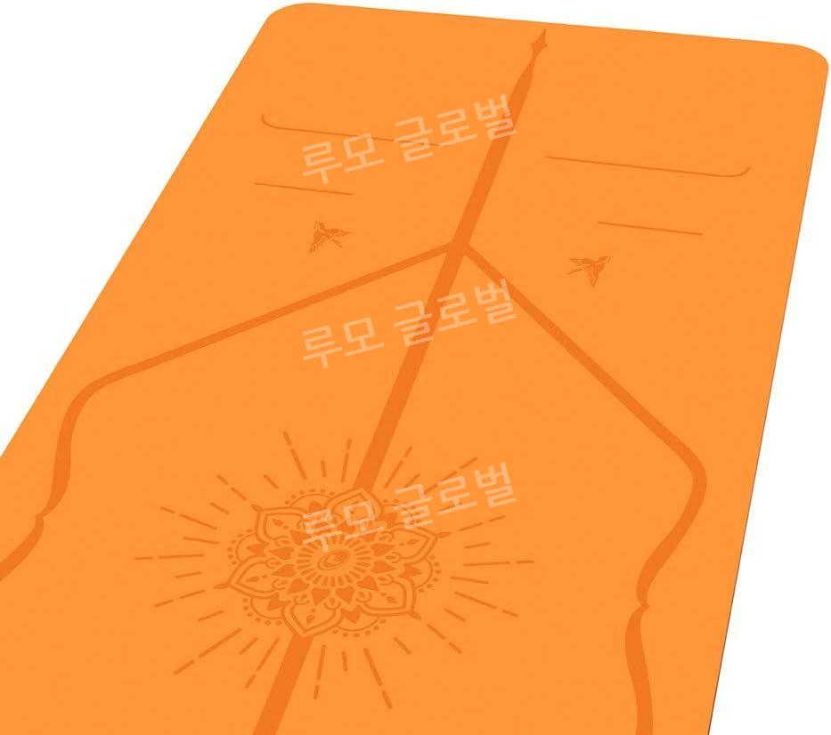 영국 정품 천연고무 라 운동매트 이폼 요가 매트 논슬립 필라테스 Liforme 프리미엄 회색 - 상세 이미지 3