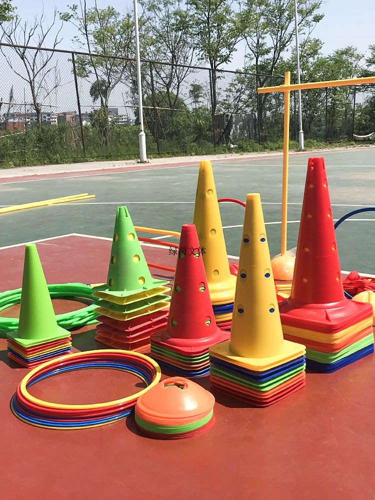 드리블연습 미니 라바콘 꼬깔 콘 훈련 허들 장애물 풋살 용품 축구 연습 - 상세 이미지 5