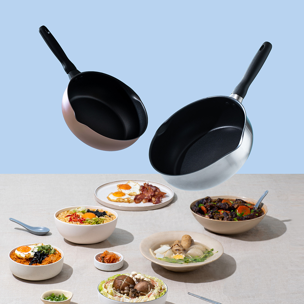 6in1 논스틱 스테인리스 스틸 인덕션 멀티팬 24cm - 상세 이미지 4