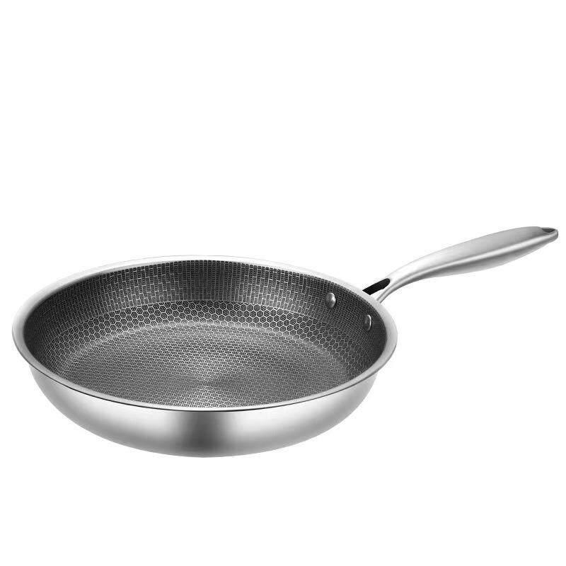 스테인리스 풀스크린 벌집 프라이팬 팬케이크 학교 스텐 벌집코팅 스테이크 코팅 굽는 팬 - 상품 이미지