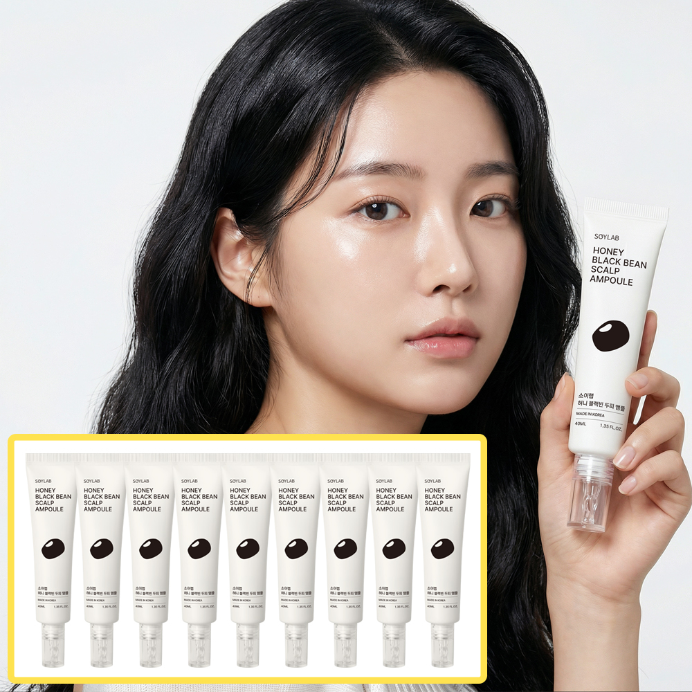소이랩 허니 블랙빈 탈모 두피 앰플 바르는 진정 영양제 두피 에센스 세럼 허니쿨멘톨, 40ml, 9개 - 상품 이미지
