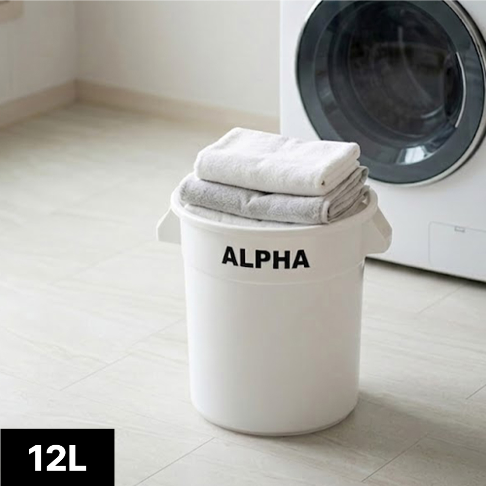 국산 ALPHA 10L 종량제 인테리어 원형 쓰레기통 다용도 캠핑 휴지통 12L 이미지 8