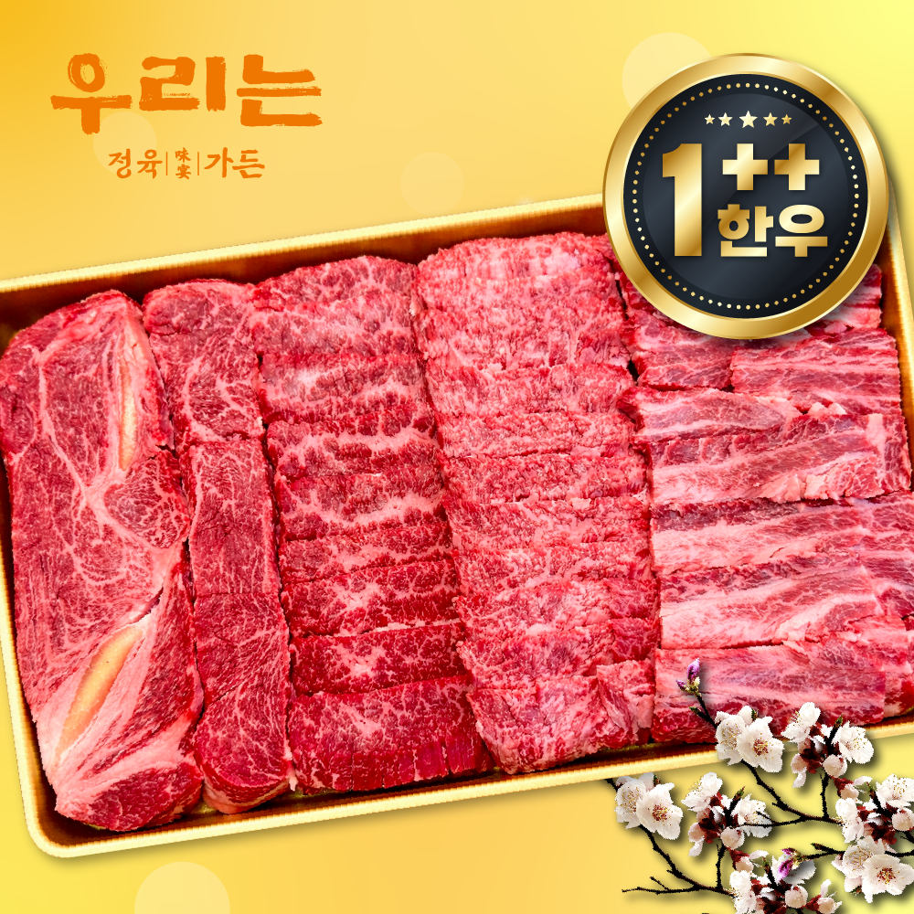 한우 소고기 선물세트 투뿔한우 구이 등심 갈비  모듬 선물세트 설 추석 명절 어버이날