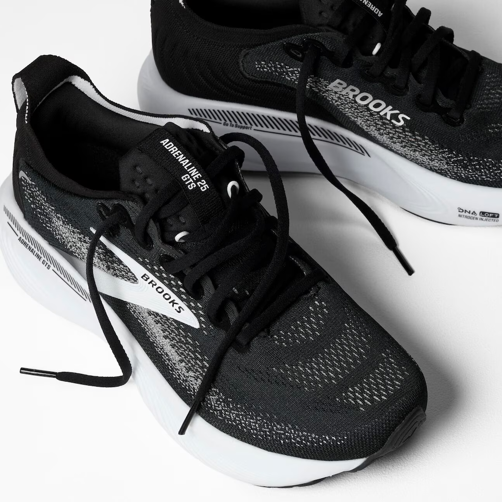 브룩스 Adrenaline GTS 25 남성 런닝화 운동화 Black/Grey/White - 상세 이미지 5
