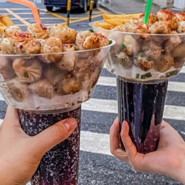 야외파티 콜팝컵 대용량 분식점 테이크아웃 포장용기 일회용품 닭꼬치컵 - 상세 이미지 2