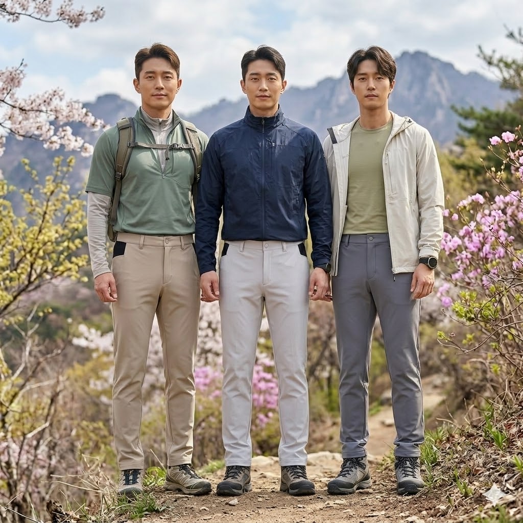 MILLET 밀레 남자 봄 아웃도어 부드러운 스판 등산바지 - 상세 이미지 2